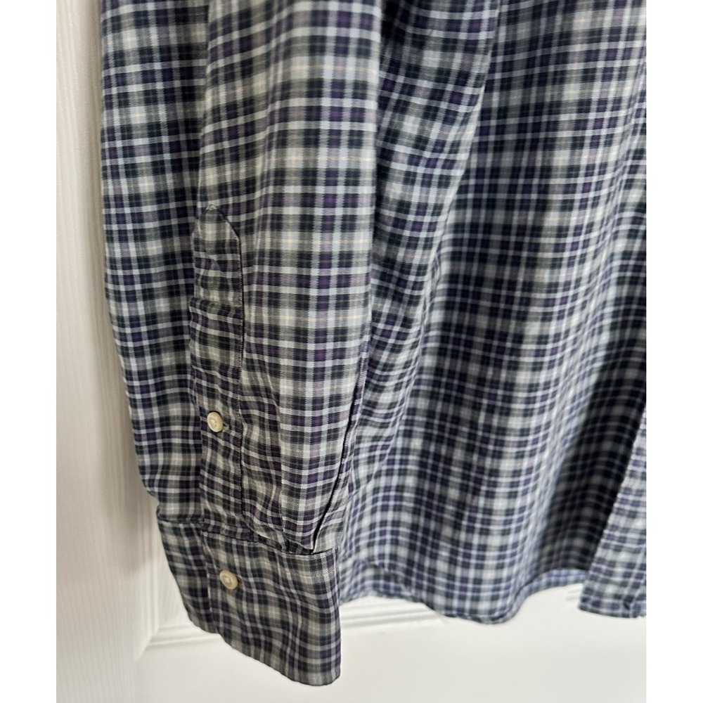 Polo Ralph Lauren Men's Classic Fit Plaid Long Sleeve Button Down Shirt L - Picture 4 of 5